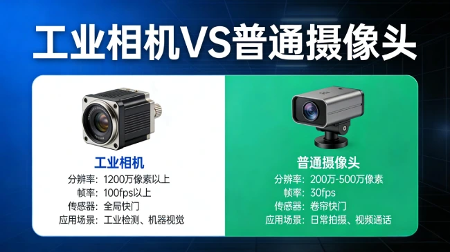 工业相机VS摄像头
