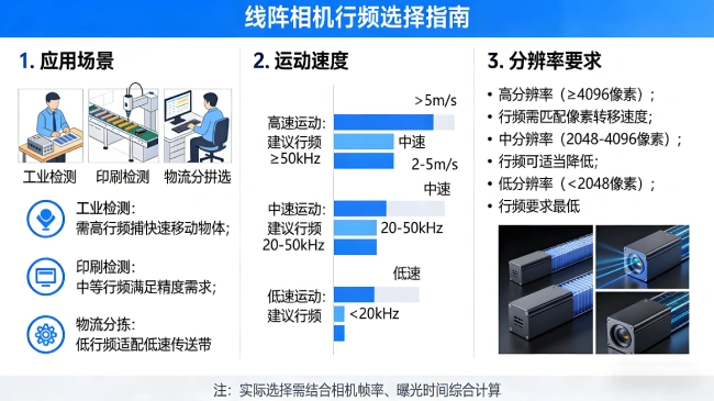 线扫相机行频选型指南