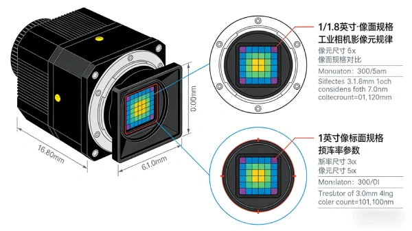 不同靶面尺寸表面规格