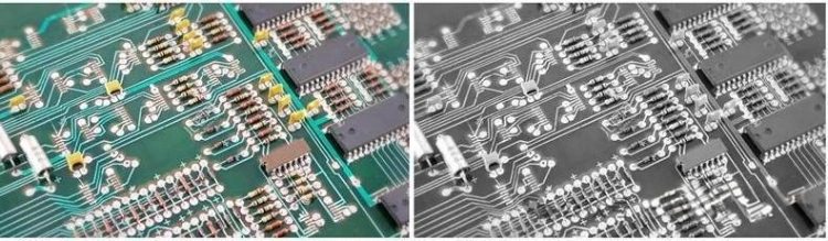 度申相机PCB检测效果