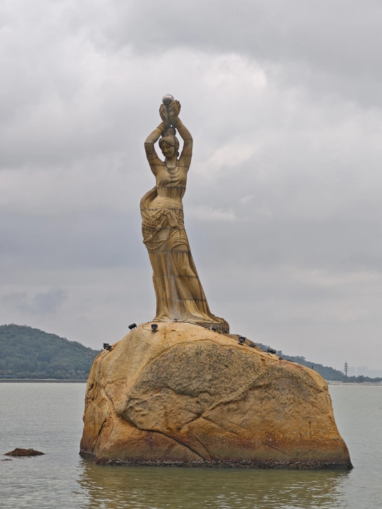 珠海标志性景点—渔女像