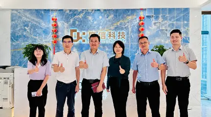 深圳市龙华区知识产权科李科长一行莅临度申科技调研指导