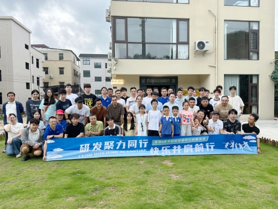 研发部的伙伴们合照