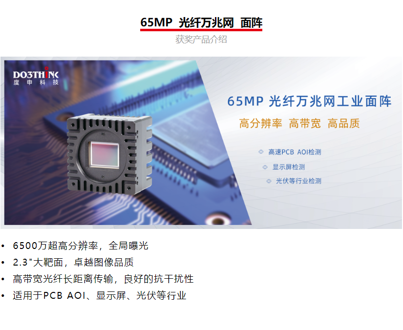 获奖产品65MP相机