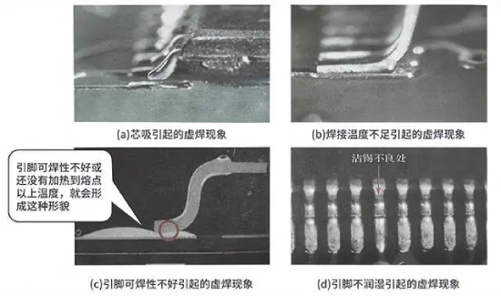 焊膏虚焊现象